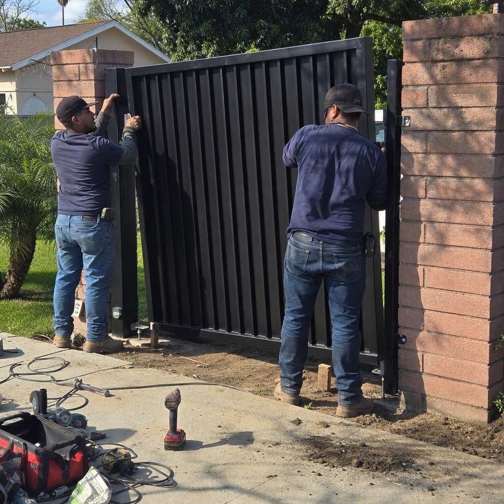 Gate Repair job in Riverside — photo 2